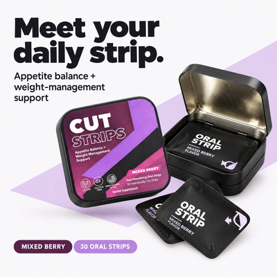 CutStrips Mixed Berry Appetite Control and Weight Loss Strips