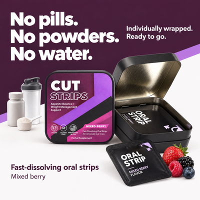 CutStrips Mixed Berry Appetite Control and Weight Loss Strips